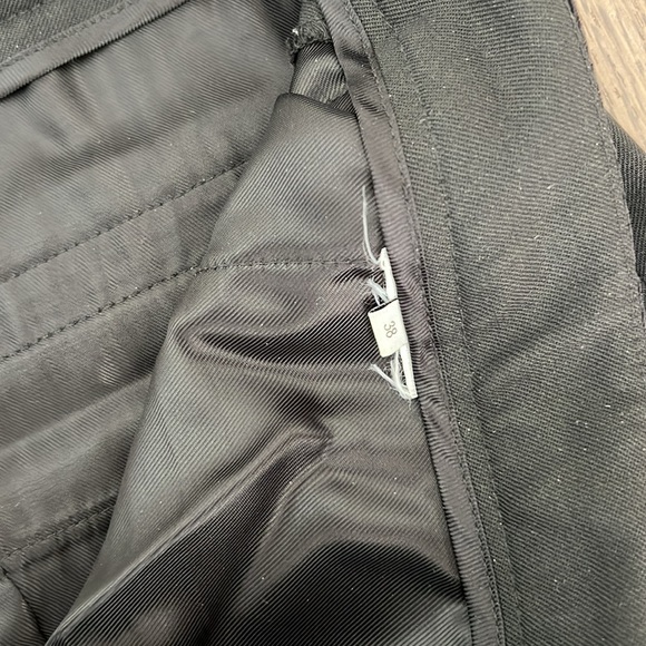 SANDRO PARIS Velvet Waist Straight Leg Pants Black Size 38 - Picture 5 of 6